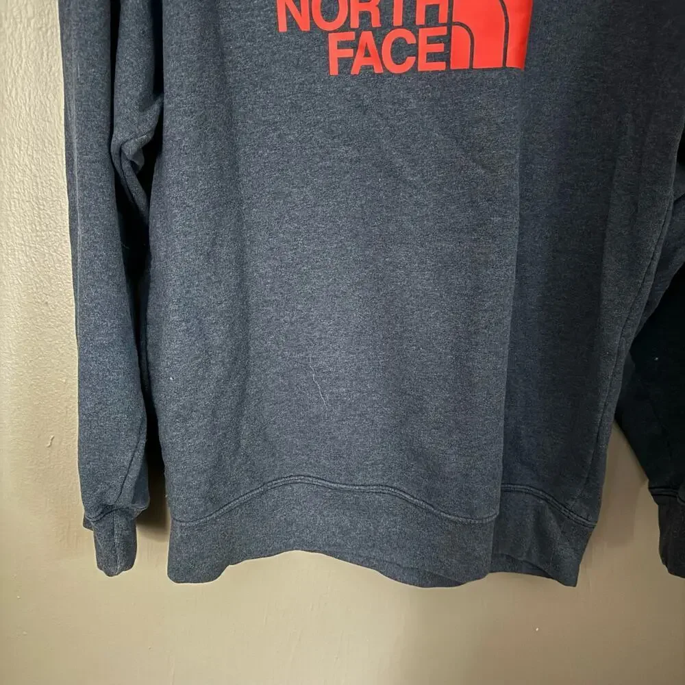THE NORTH FACE Navy Blue Logo Sweatshirt Size Men's Medium casual comfort fall